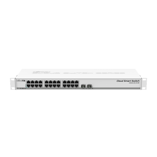 [4752224002334] MikroTik CSS326-24G-2S+RM SwOS powered 24 port Gigabit Ethernet switch 2x SFP+ 1U Rackmount