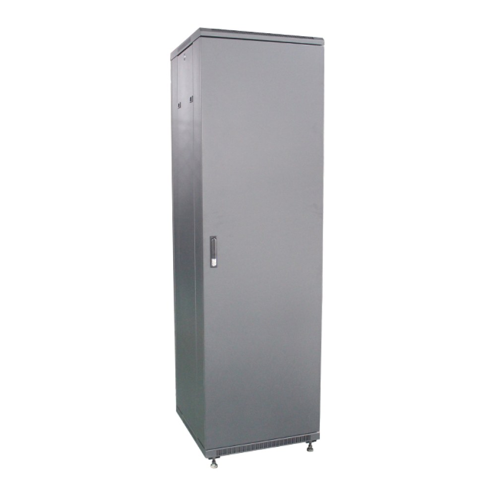 [SMIC-RK-0007] 19" floor-standing cabinet, solid metal doors, 800 kg load