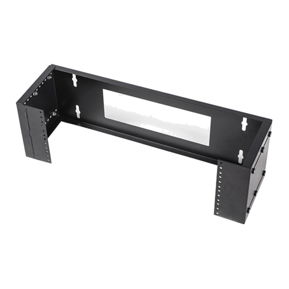 [SMIC-RA-0017] 19" wall-mount bracket, fixed depth, threaded rails, 2U to 12U