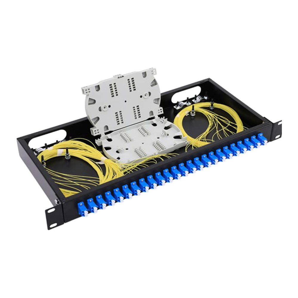 [SMIC-FE-0001] Fibre patch panel, 1U, 24 x LC duplex, single mode