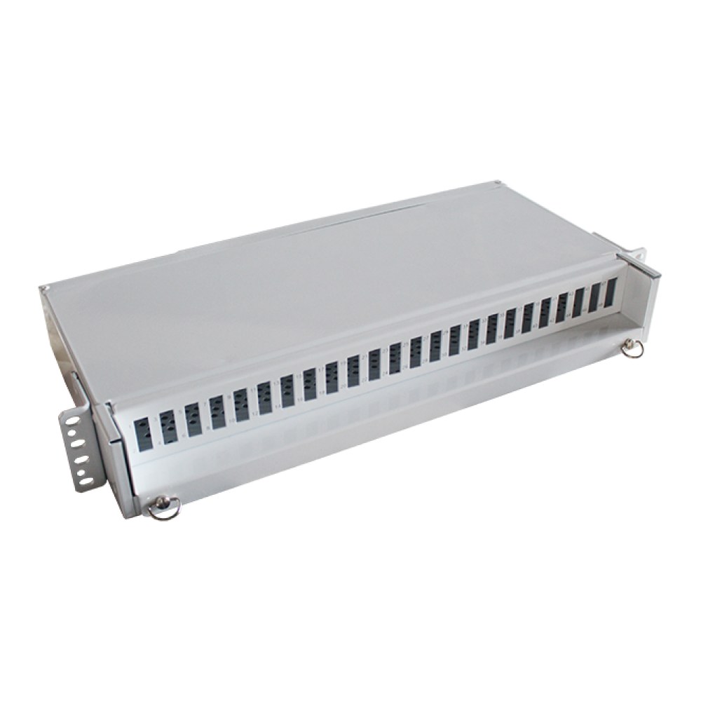 [SMIC-FE-0004] Fibre patch panel, 24 x SC duplex, aluminium