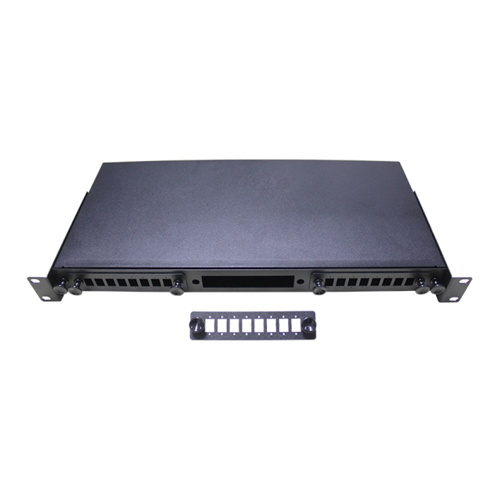 [SMIC-FE-0008] Fibre patch panel, 1U, 24 port, unloaded