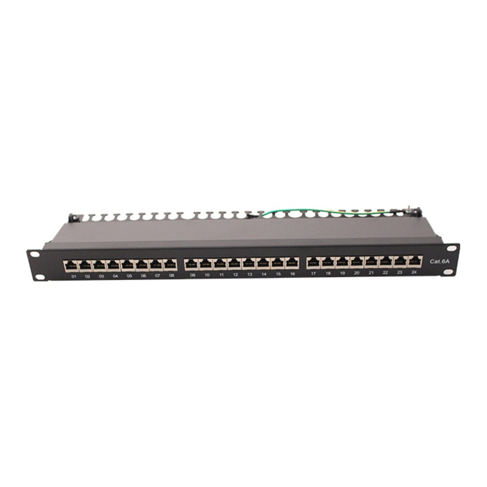 [SMIC-PP-0011] Cat6A FTP patch panel, 24 port