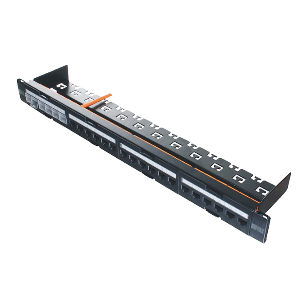 [SMIC-PP-0022] Cat6A patch panel, 24 port, tool-free horizontal termination