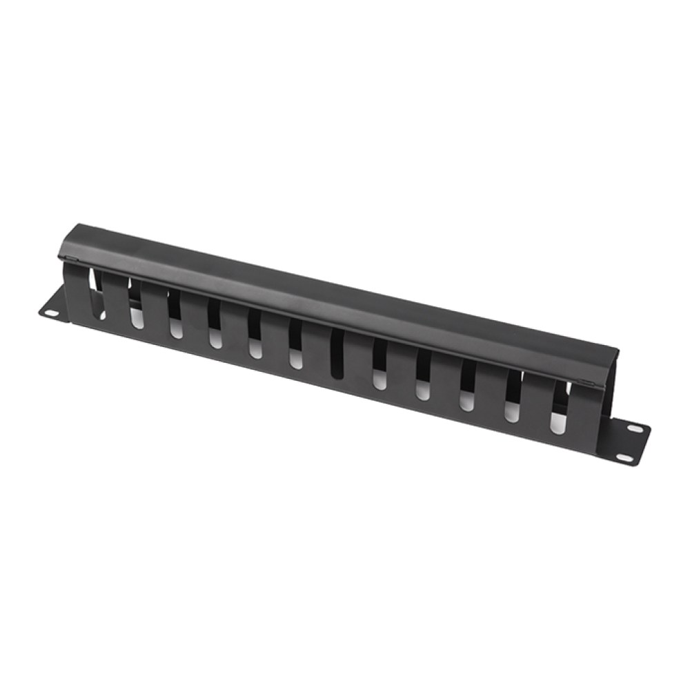 [SMIC-CM-0011] 1U metal cable organiser, with cover