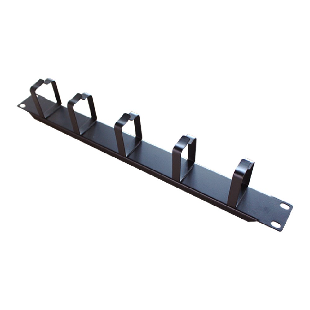 [SMIC-CM-0013] 1U metal cable organiser, 5 rings, heavy duty