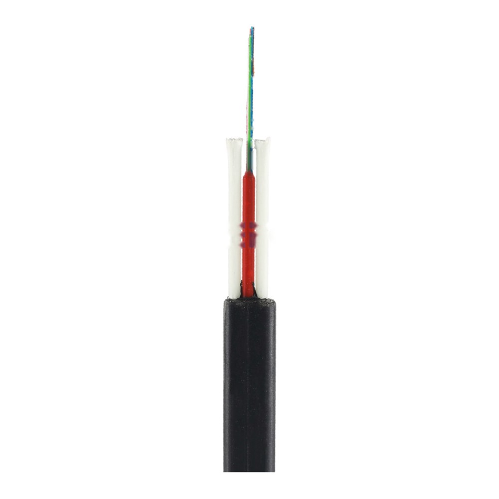 [SMIC-FC-0002] GYFXTY-FL uni-loose tube all dielectric aerial flat optical cable