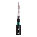 GYTA53 multi loose tube double jacket double armored cable