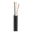 ASU aerial round cable, central tube, all-dielectric