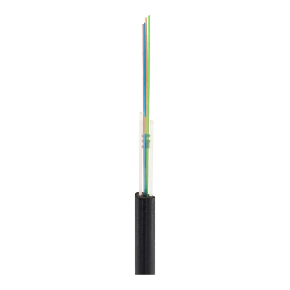 [SMIC-FC-0038] GJXH/GJXFH indoor flat drop cable, 12 fibre