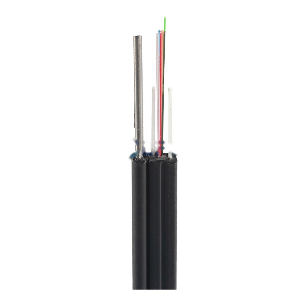 [SMIC-FC-0039] Outdoor figure-8 flat drop cable, self-supporting steel messenger