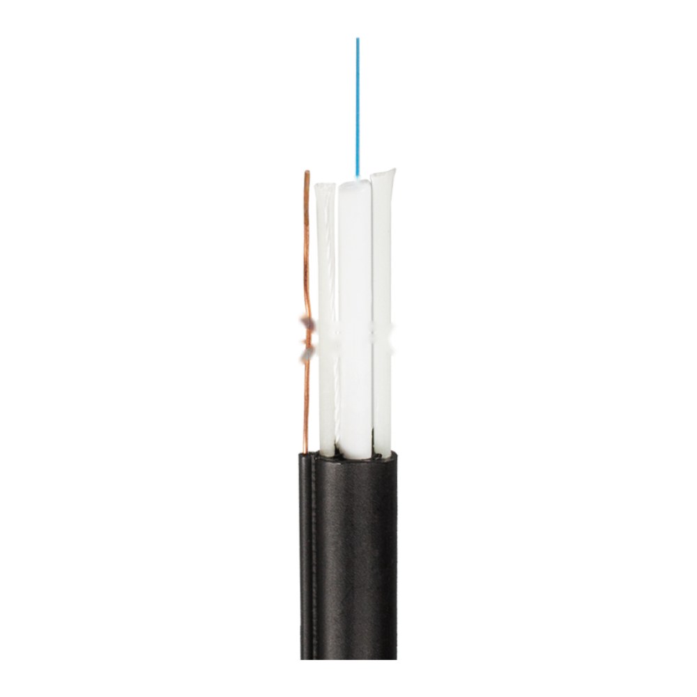 [SMIC-FC-0043] GYFXTY-FL-C toneable flat drop fibre optic cable