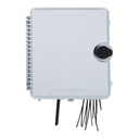 FTTH distribution box, 8 port, style E