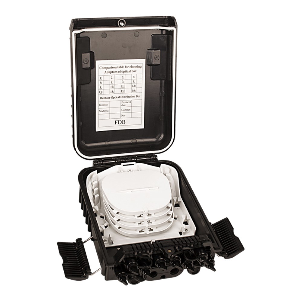 [SMIC-FE-0046] FTTH distribution box, 16 port, IP65, style G