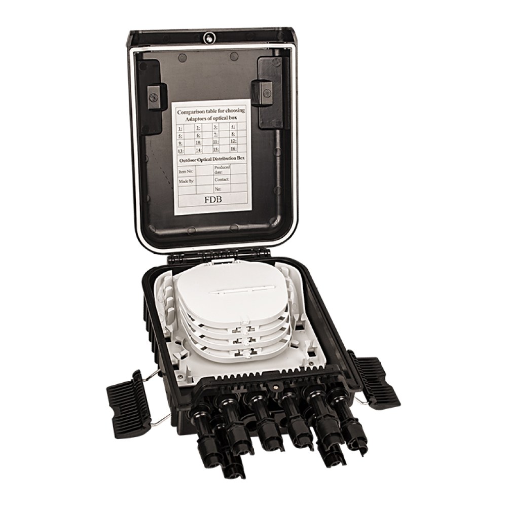 [SMIC-FE-0047] FTTH distribution box, 16 port, IP65, style H