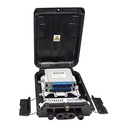 FTTH distribution box, 16 port, IP65, style L