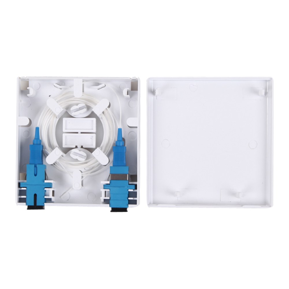 [SMIC-FE-0066] Fibre wall outlet, 2 port