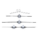 Preformed suspension clamp (single/double layer)