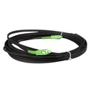50m Single Mode Fibre Patch Cable, SC/APC to SC/APC, Simplex 3.0mm PVC, Indoor/Outdoor