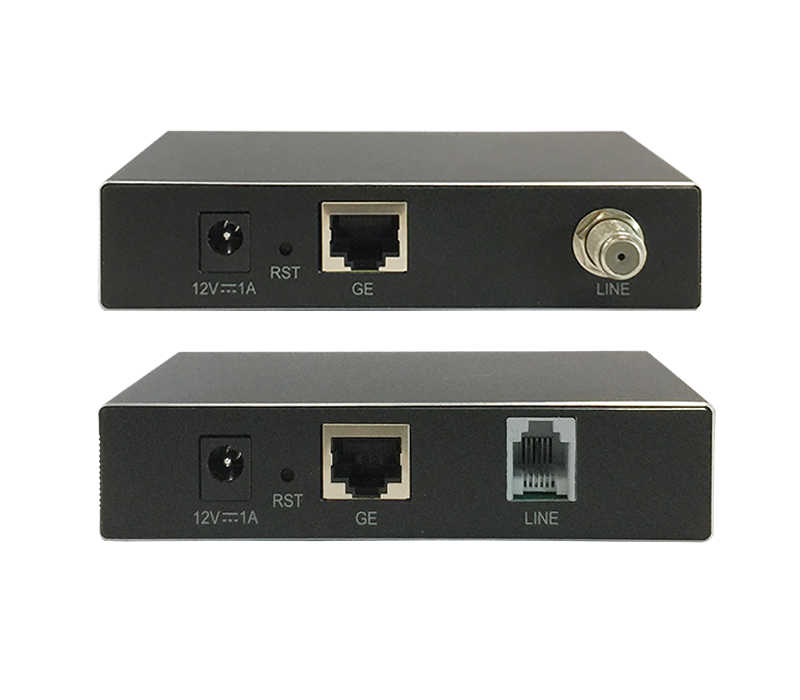 Next Access G.hn Twisted Pair to Gigabit Ethernet Bridge, 1 GE Port (RJ12, RJ45), (SISO/MIMO) Wave-2