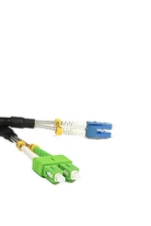 3M SC/UPC to SC/APC Duplex Single Mode PVC 2.0mm Fibre Optic Patch Cable, Outdoor