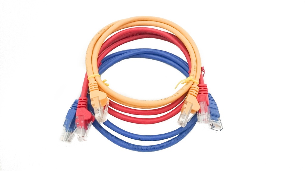 Cat 5e - 2M - Ethernet Patch Lead - RED