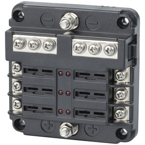 6 Way Fuse Box with BUS Bar