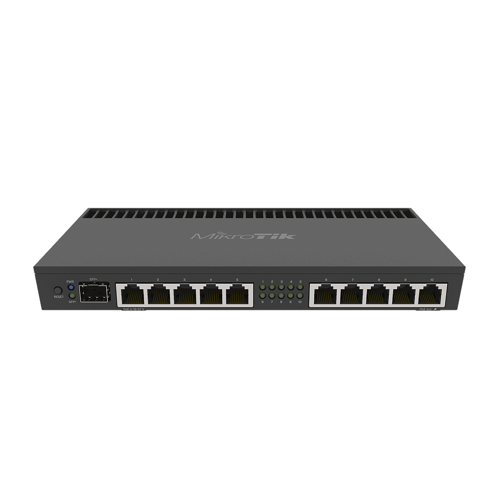 [RB4011iGS+RM] Mikrotik RB4011iGS+RM 4x 1,4 GHz, 10x Gigabit LAN SFP+ L5 1U rackmount case